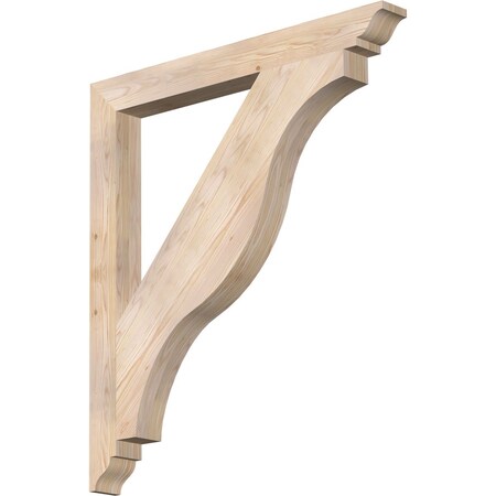 Funston Traditional Smooth Bracket, Douglas Fir, 3 1/2W X 36D X 40H